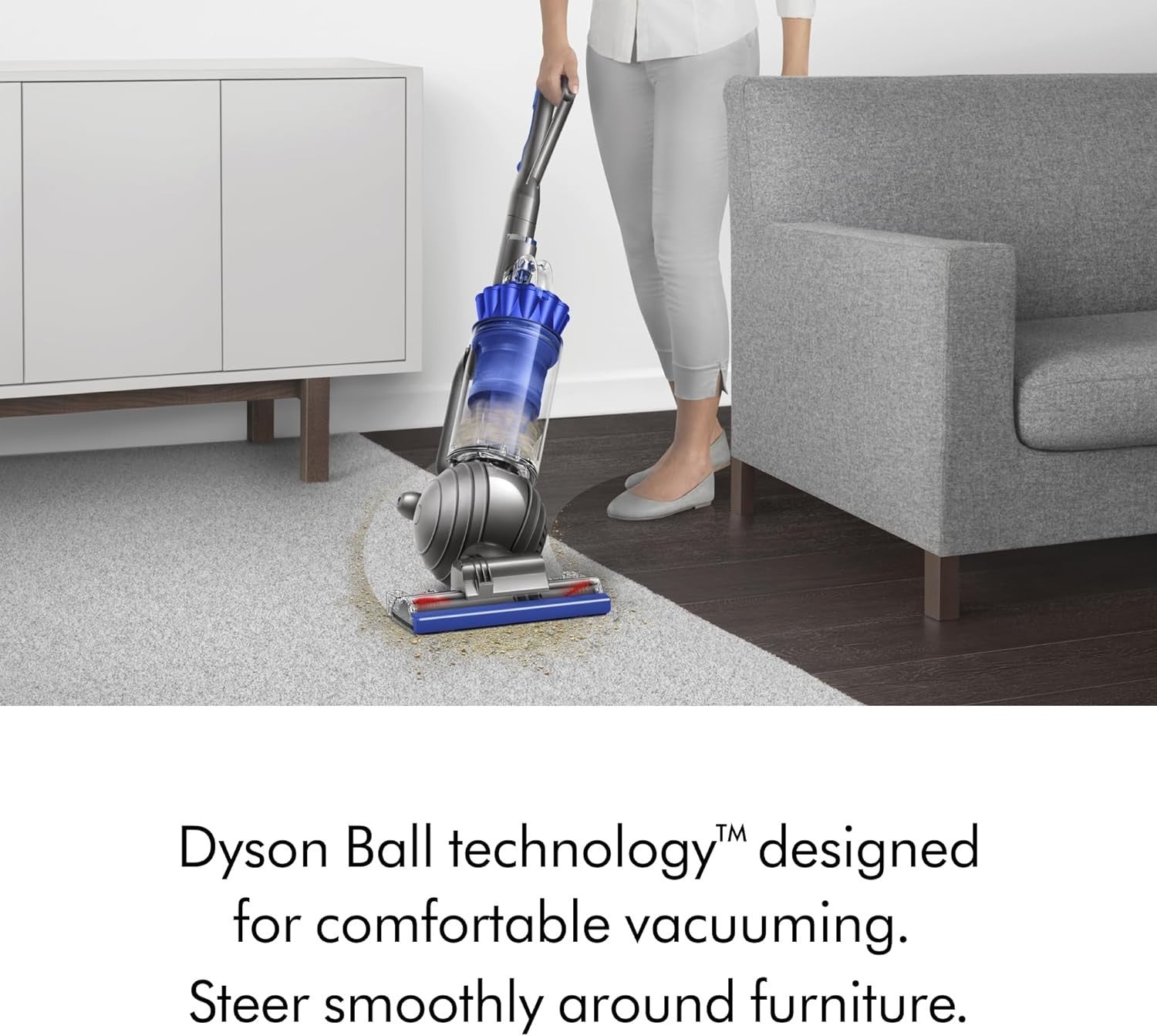 Dyson Ball Animal Total Clean Upright Vacuum - Iron/Blue