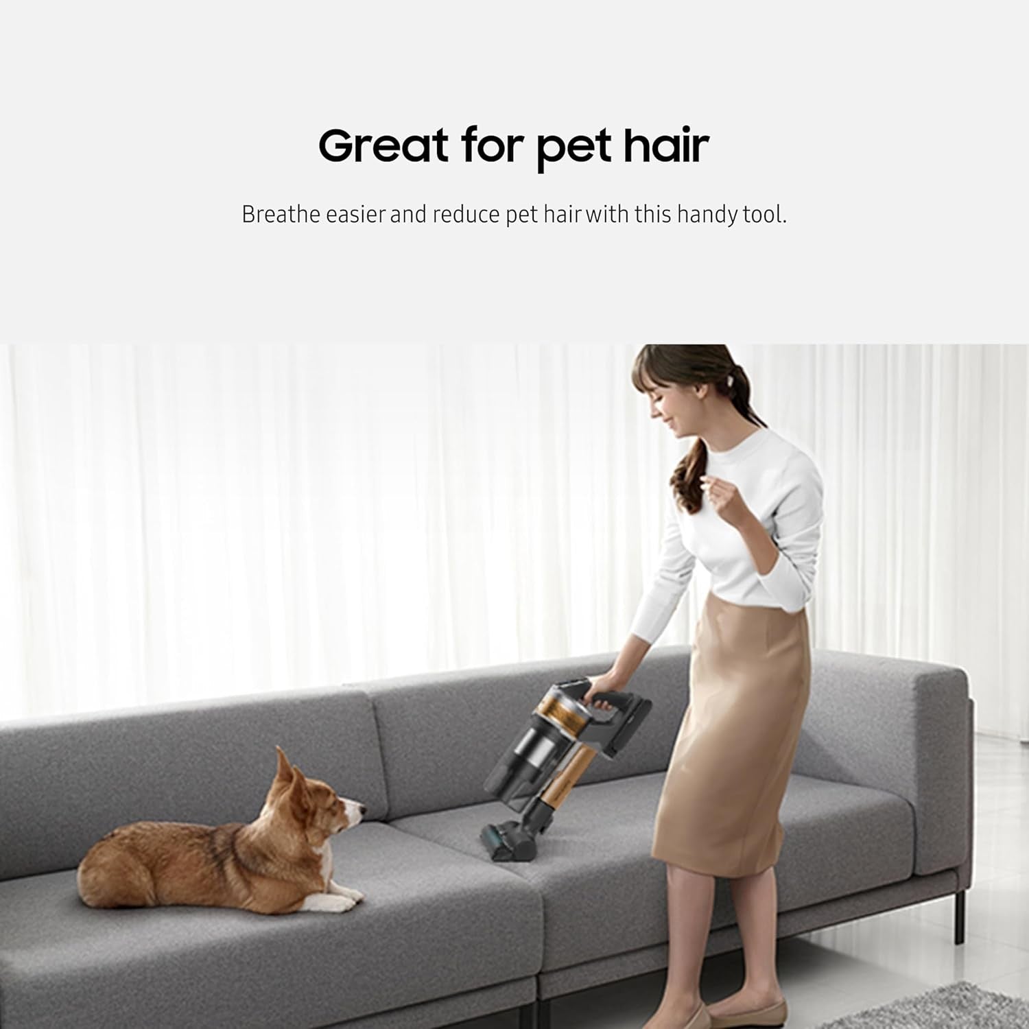 SAMSUNG Jet 60 Pet Cordless Stick Vacuum Cleaner with Extra Battery