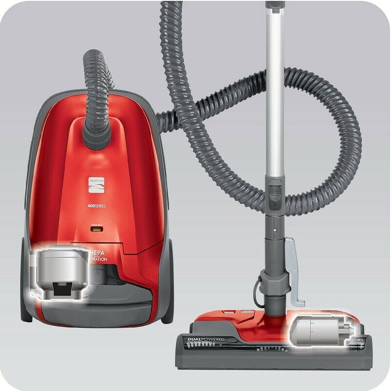 Kenmore 400 Series Bagged Canister Vacuum Cleaner Pet Friendly VAC 2.2L Capacity