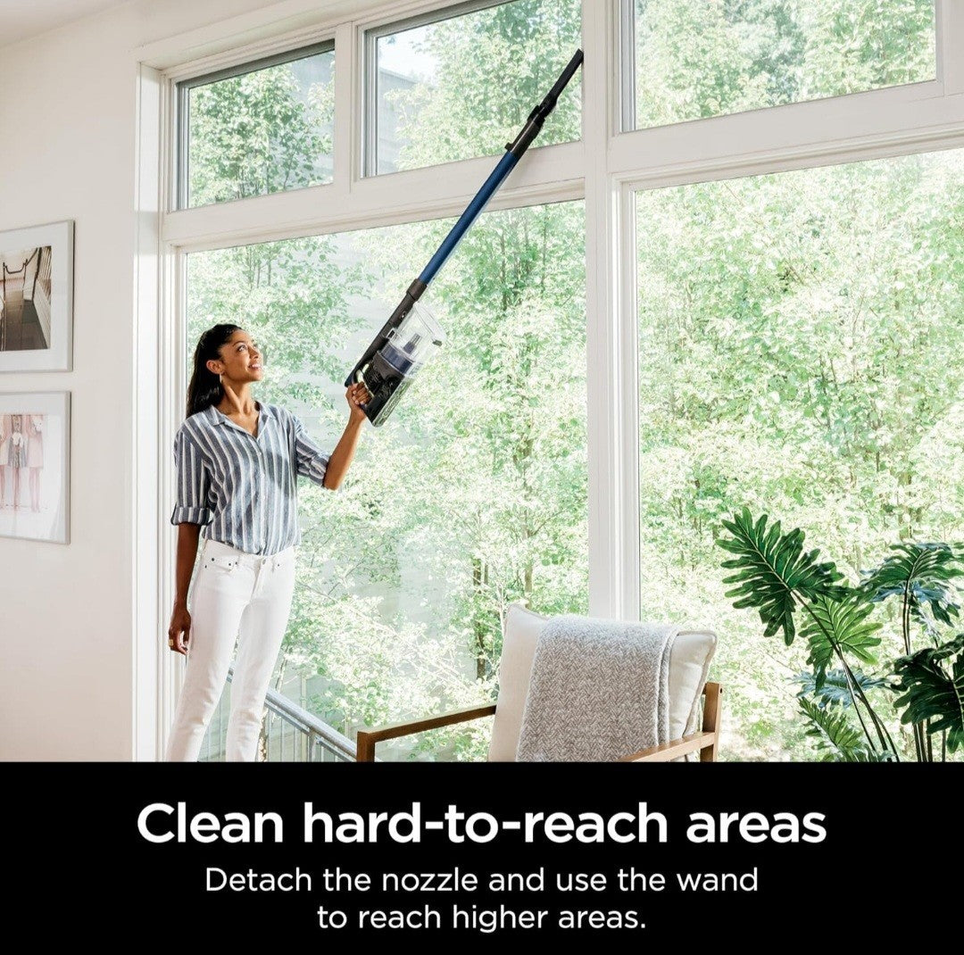 Shark Pet plus Cordless Stick Vacuum W/ Powerfins Self Cleaning Brushroll &...